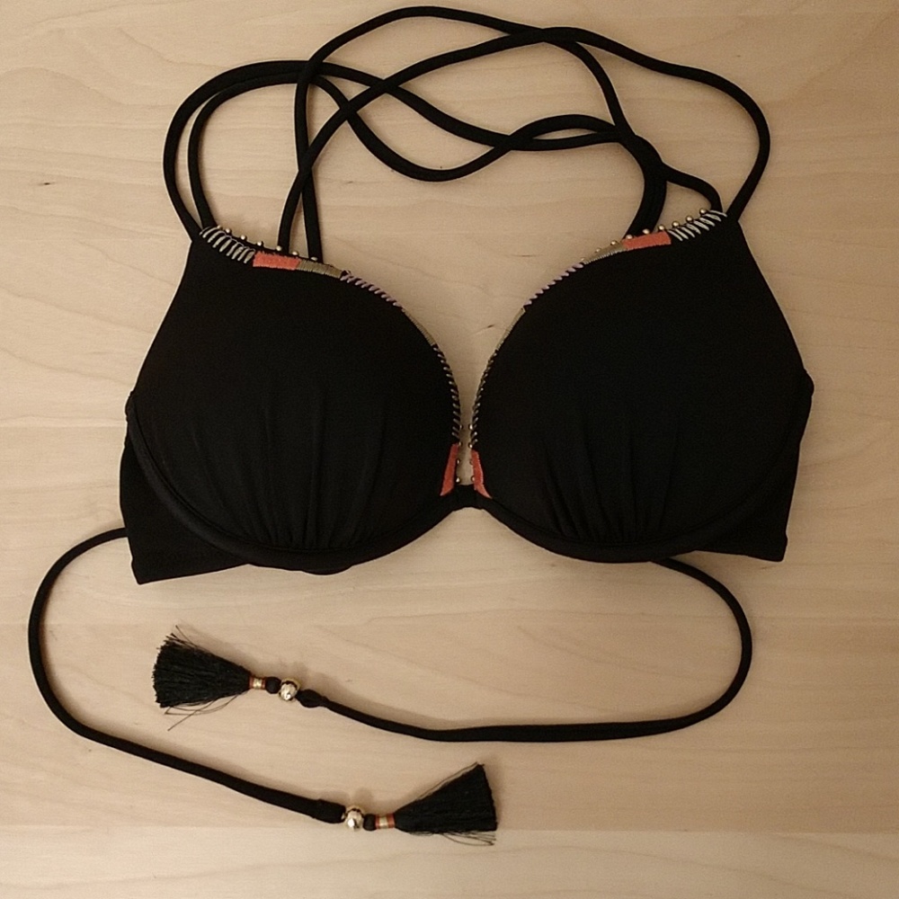 VS Black Push-up Bikini Top
